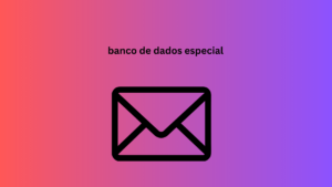 banco de dados especial