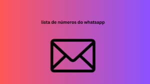 lista de números do whatsapp